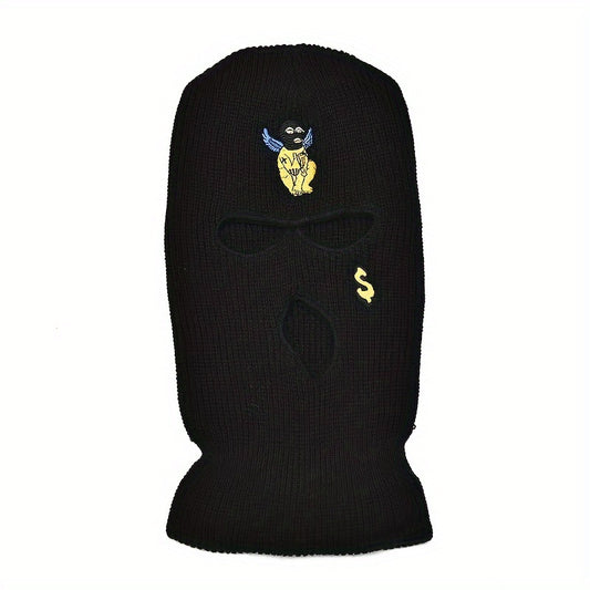 Warm and Windproof 3 Hole Hat for Outdoor Activities