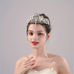Silvery Headband Crystal Rhinestone Head Jewelry Women Hair Accessories