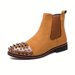 Men's Spiky Toe Cap Chelsea Boots