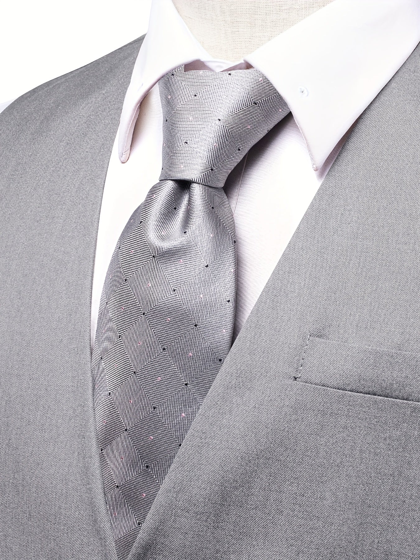 Men's Business Formal Vest Slim Fit Solid Suit Vest