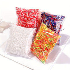 500pcs Mini Elastic Hair Ties for Baby Girls