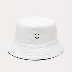 Embroidery Bucket Hat Men's Women's Foldable Fisherman Caps Sun Hat