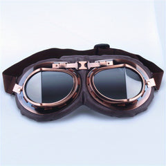 Vintage Style Pilot Goggles for Motorcycle
