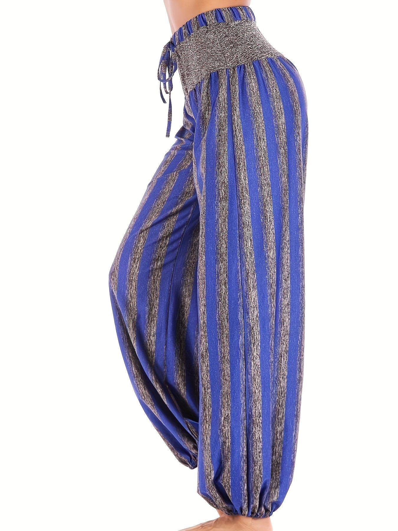 Striped Print Casual Sports Pants