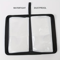 80pcs DVD Storage Wallet - Hard Plastic Case for CDs and DVDs