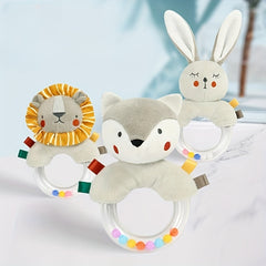 Baby Hand Rattle Grasping Training Plush Toy