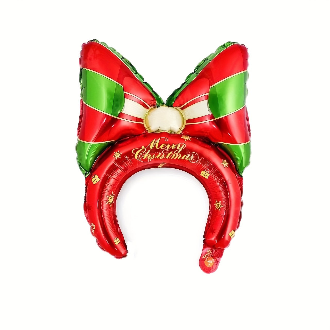 10pcs Christmas Party Headdress Aluminum Balloon Set