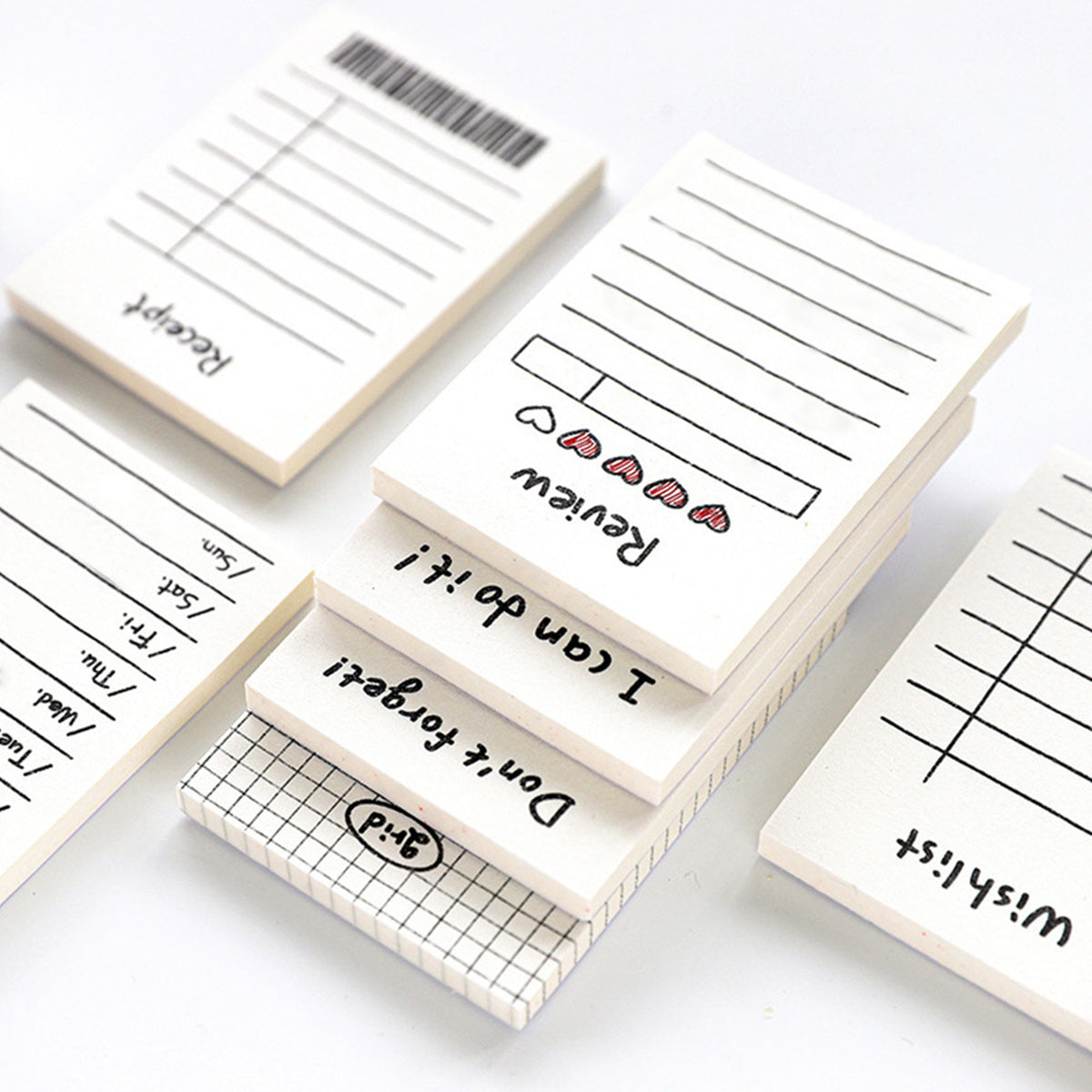 Mini Note Pad with Surprising Patterns - Portable To Do List Organizer