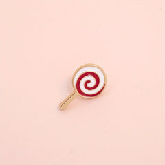 Summer Ice Cream Strawberry Cartoon Brooch Fun Badge Backpack Lapel