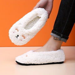 Cartoon Animal Cozy House Slippers Anti-skid Winter Shoes