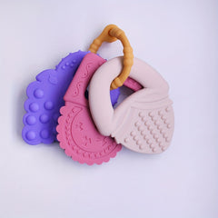 Silicone Key Toys Set - Pretend Play Sensory Toy for Kids