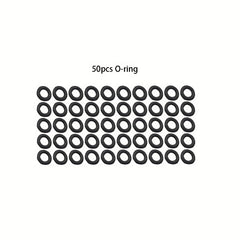 Dart Accessories Set With 24pcs Aluminum Rods, 30pcs Tail Wings, 50pcs O Rings