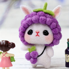 DIY Rabbit Toy Kit Wool Felt Package Gift