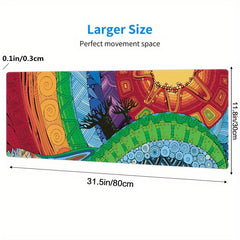 Competitive Gaming Mouse Pad Anti-skid Rubber Base Waterproof Keyboard Pad