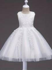 Baby's Lace Princess Gown Dress for Wedding Birthday Party
