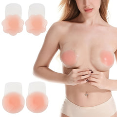 Invisible Stick On Lift Bra Strapless Seamless Push Up Self Adhesive Bra