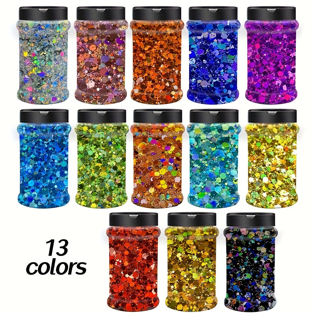 Chunky Holographic Glitter Mix - Bling Laser Glitter Material