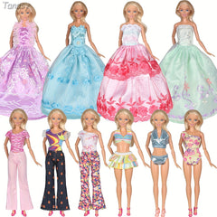 10 Sets Doll Clothes & Accessories for 11.5 Inch Girl Doll