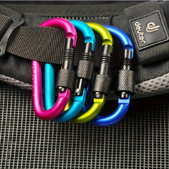 2pcs Outdoor Carabiner for Camping Hiking Picnic