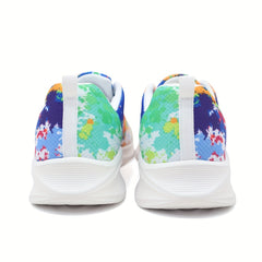 Women's Skull Pattern Sneakers Lace Up Outdoor Shoes Lightweight