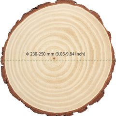 Big Wood Slices for Weddings Table Centerpieces DIY Projects