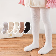 Girls Cotton Footed Leggings Children's Outerwear