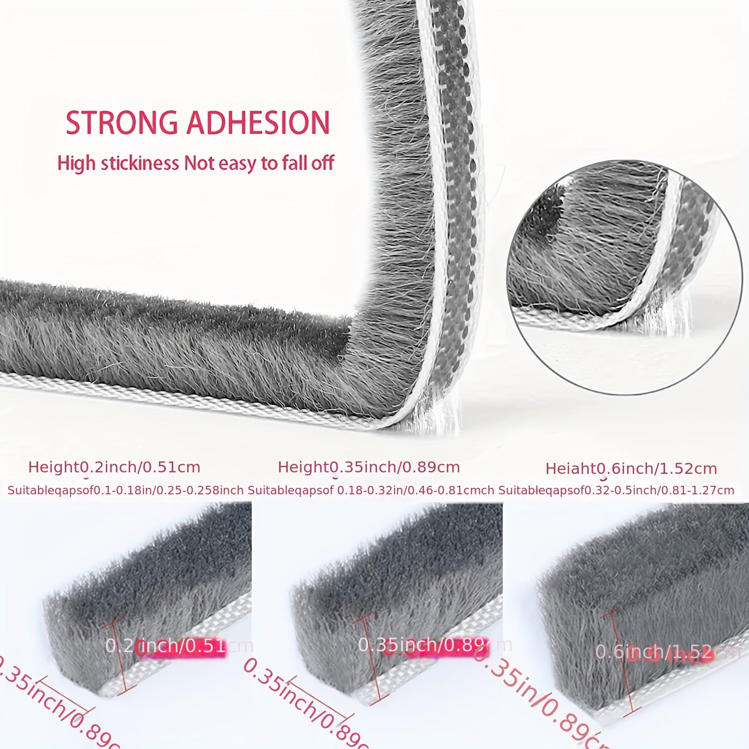 33ft Home Door & Window Weatherstrip - Keep Your Home Sealed & Protected