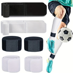2pcs Soccer Shin Guard Straps Adjustable Anti Slip Shin Fixed Strap