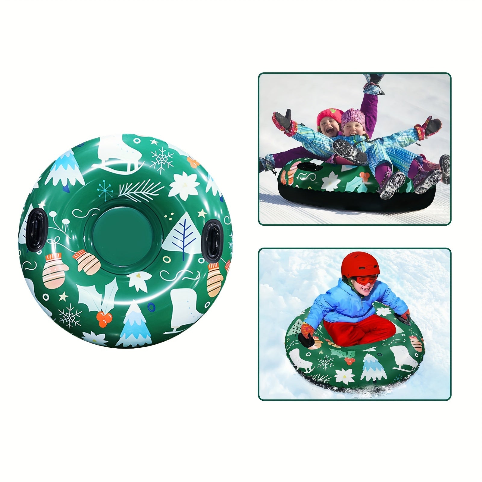 Inflatable Snow Sled Christmas Theme Tube