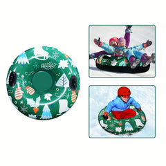 Inflatable Snow Sled Christmas Theme Tube