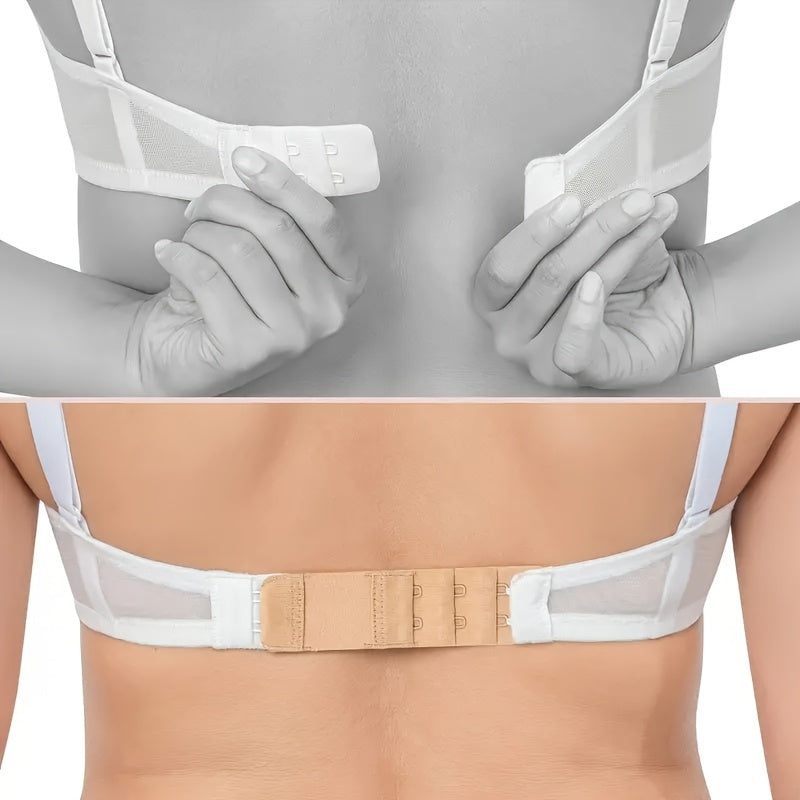 3 Pcs Hook Bra Extenders Adjustable Bra Band Women's Lingerie Accessories