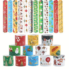 12pcs Christmas Party Kids Hand Clap Bracelets Xmas Holiday Gift