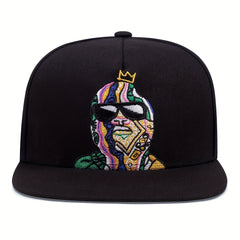 Colorful Characters Flat Brim Hat for Men