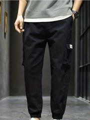 Classic Cargo Pants Men Casual Techwear Joggers Hip Hop Drawstring