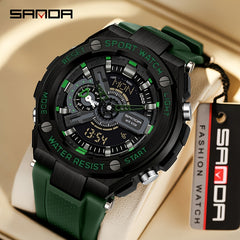 Sanda Boy's Dual Display Sports Watch Gift