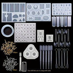 Epoxy Resin Silicone Mold Kit for DIY Jewelry Making