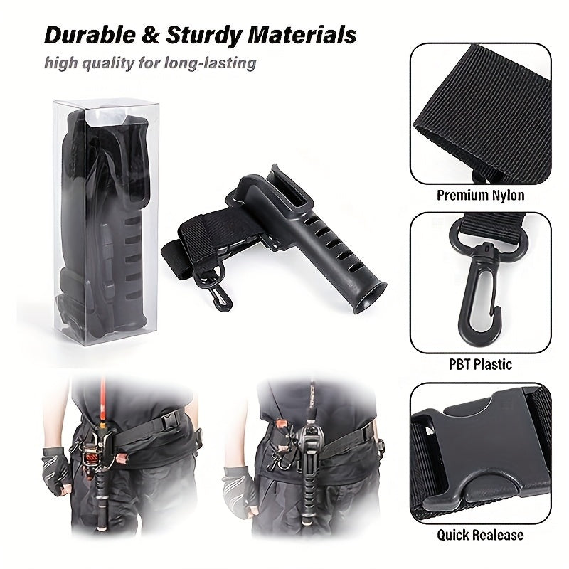 Fishing Waist Belt With Rod Holder Durable Fishing Belt