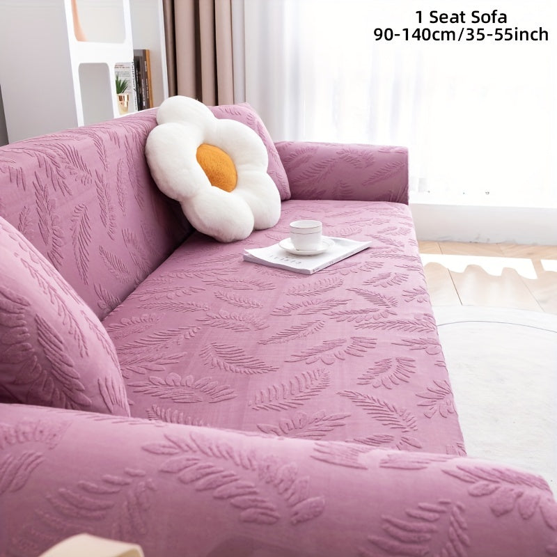 1pc Universal Sofa Slipcover Jacquard Furniture Protective Cover