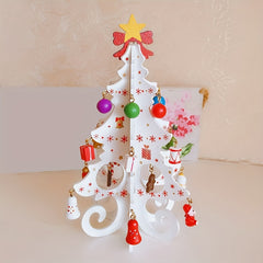 Wooden Christmas Tree Ornaments DIY Christmas Decoration