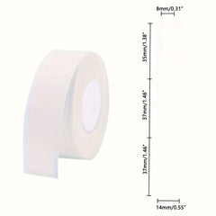 Colorful Waterproof Cable Labels 12.5mm X 74mm - 65 Labels