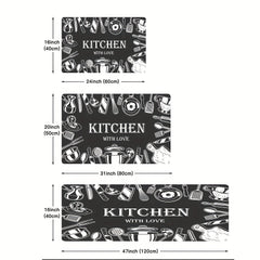 Anti Fatigue Kitchen Mat Waterproof Non Slip Runner Rug