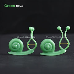 Snail Garden Plant Clips Greenhouse Support Plastic Ring
