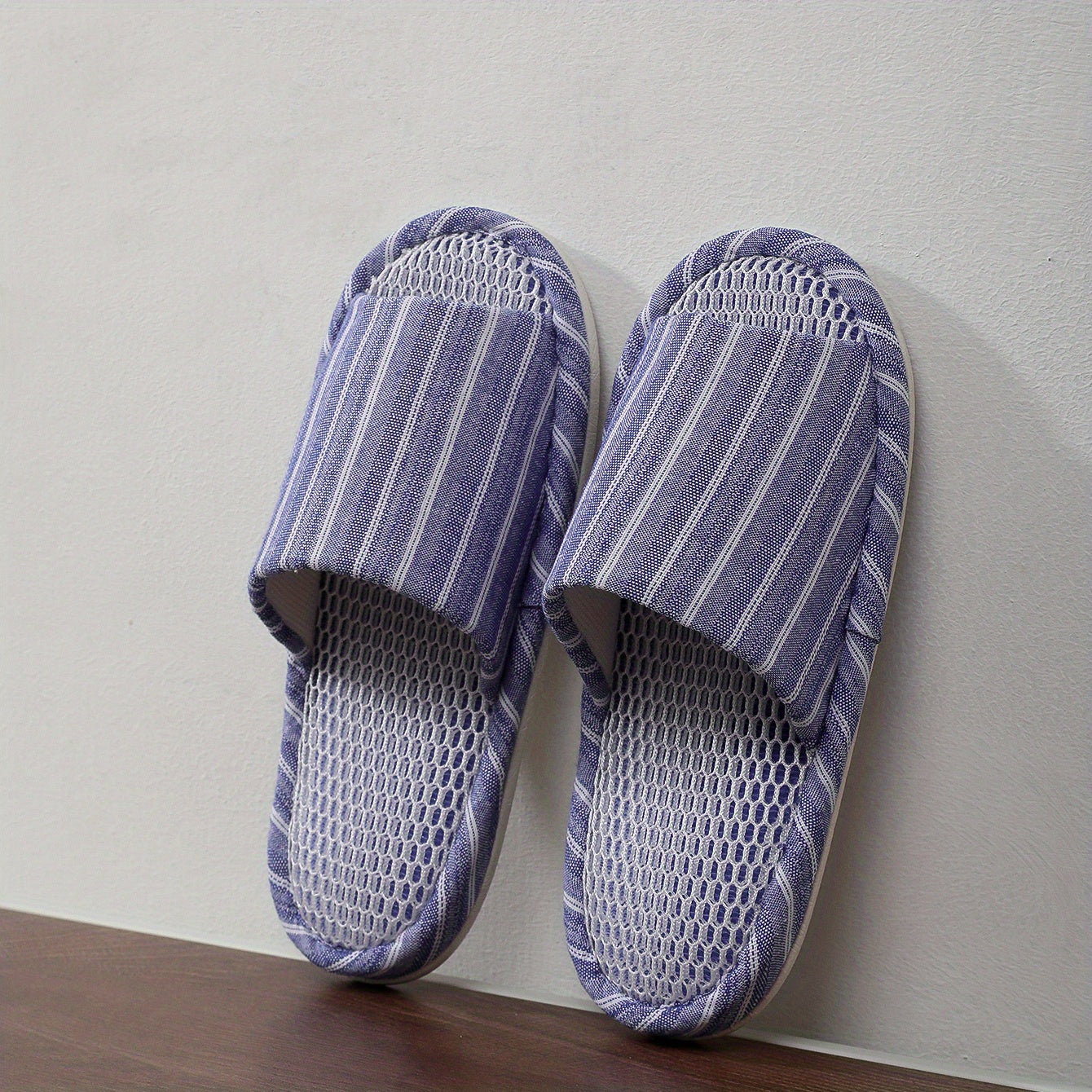 Men's Cozy Open Toe Slippers Anti-Skid Indoor Shoes