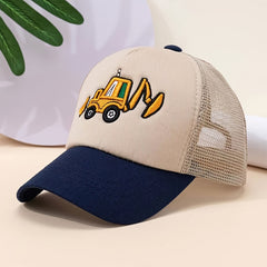 Kids Car Embroidered Baseball Cap for Party Sun Protection