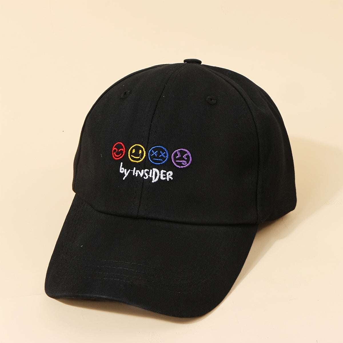 Insider Four Expressions Baseball Cap Cotton Casual Sun Visor Hats Man Unisex