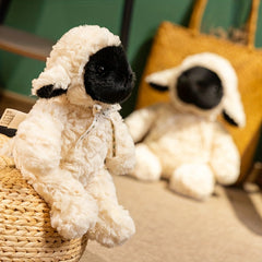 Alpaca Plush Toy Soft Faced Sheep Doll 9.84in