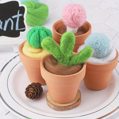24pcs Needle Felting Wool Roving for DIY Craft Materials Spinning Blending