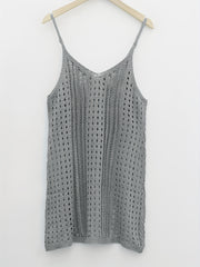Beach Coverup Cami Dress Vacation V Neck Dress Women's Clothing