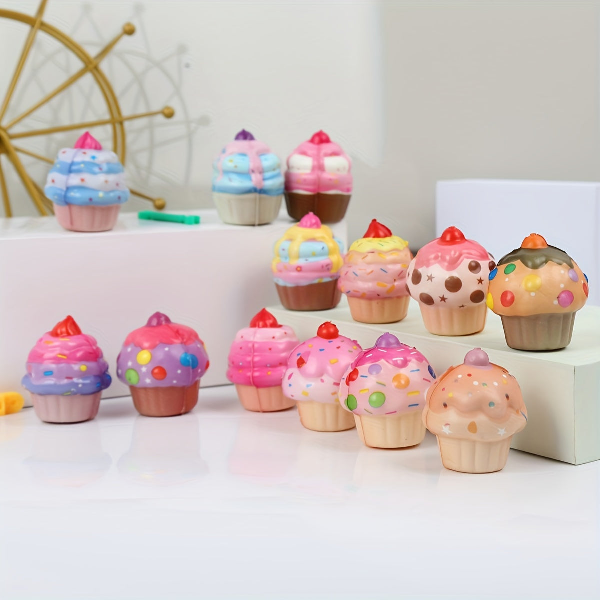 Mini Squishy Toy Christmas 20pcs Thanksgiving Party Favors Home Decorations