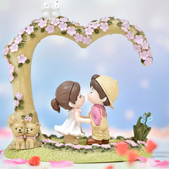 1pc PVC Couple Ornament Cake Decoration Wedding Holiday Gift Supplies